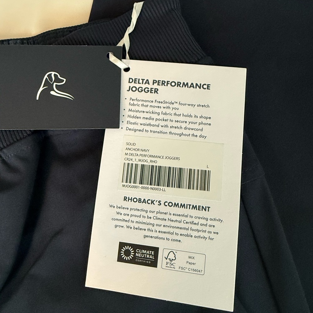 RHOBACK navy Jogger Pants - Picture 2 of 7